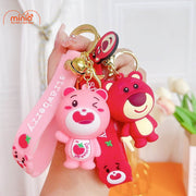 Móc khóa gấu dâu chuông