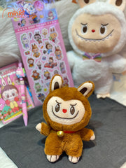 Móc khoá thỏ Labubu đeo chuông