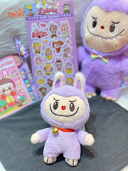 Móc khoá thỏ Labubu đeo chuông