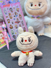 Móc khoá thỏ Labubu đeo chuông