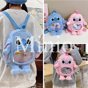 Balo Stitch kèm pin cài