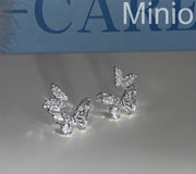 Bông tai xi 925 bướm đôi 510MH