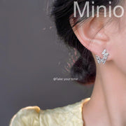 Bông tai xi 925 bướm đôi 510MH