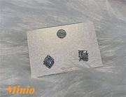 Bông tai xi 925 đá vuông 032MH