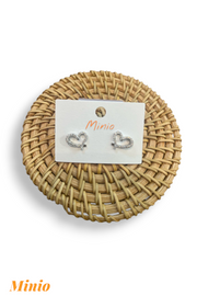 Bông tai xi 925 trái tim 042MH