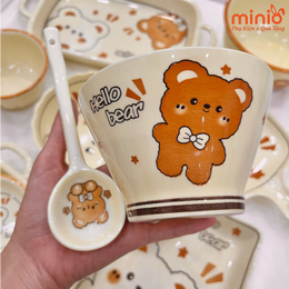 Chén 5in gấu nâu