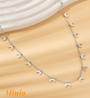 Dây chuyền titan trăng nhí 045MH