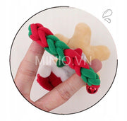 Dây cột tóc Noel thắt bím
