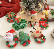 Dây cột tóc Noel thắt bím