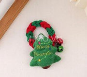 Dây cột tóc Noel thắt bím