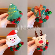Dây cột tóc Noel thắt bím