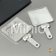 Gương lược Hello Kitty màu bạc