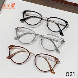 Kính giả cận mắt mèo 021PO