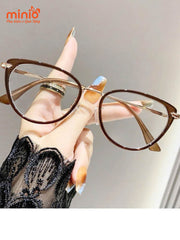 Kính giả cận mắt mèo 021PO