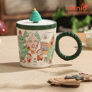 Ly cốc sứ cây thông Noel