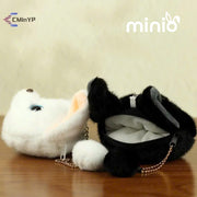 Móc khoá ví chó quả bông