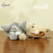 Móc khoá ví chó quả bông