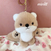 Móc khoá bông cáo thêu tay