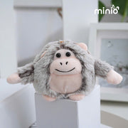 Móc khoá bông khỉ tròn