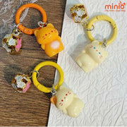 Móc khóa charm mèo KL