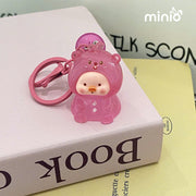 Móc khoá chibi heo phát sáng PO