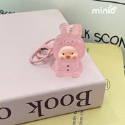 Móc khoá chibi heo phát sáng PO