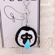 Móc khoá khỉ Saki mũi xanh