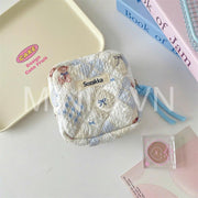 Móc khoá ví vải hoa nhí DH