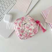 Móc khoá ví vải hoa nhí DH