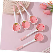 Muỗng sứ dâu tây