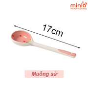 Muỗng sứ dâu tây