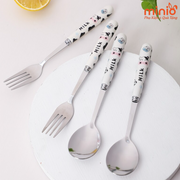 Nĩa inox bò sữa 18cm
