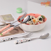 Nĩa inox bò sữa 18cm