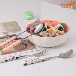 Nĩa inox bò sữa 18cm