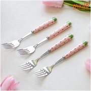 Nĩa inox dâu tây 18cm