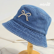 Nón trẻ em thêu nơ PP