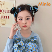 Set 10 kẹp nơ da nhí PO