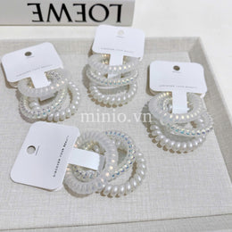 Set 2 cột tóc lò xo PO