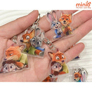 Set 2 móc khóa meka Zootopia