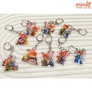 Set 2 móc khóa meka Zootopia