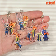 Set 2 móc khóa meka Zootopia