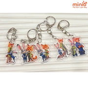 Set 2 móc khóa meka Zootopia