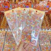 Set 6 tấm stiker Capybara