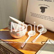 Set chén dĩa heo hồng