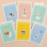 Thiệp chúc mừng màu pastel