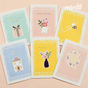 Thiệp chúc mừng màu pastel