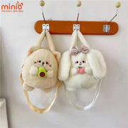 Túi đeo thú bông ôm trái cây