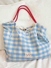 Túi tote bầu caro DH