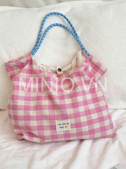 Túi tote bầu caro DH