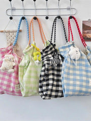 Túi tote bầu caro DH